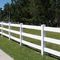 2つの柵を囲っている白い色のビニールの家畜3つの柵4つの柵1.4m x 2.4m