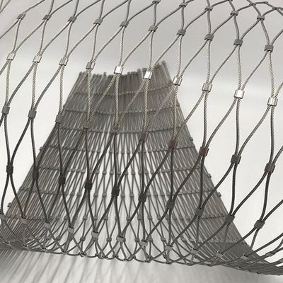 高力動物園の網の塀のステンレス鋼 ワイヤー ロープの網の網