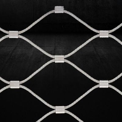 304 316ステンレス鋼の保護塀適用範囲が広いワイヤー ロープの網7 x 7