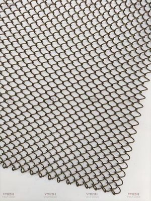 ステンレス鋼 建築用 クリップドワイヤ網 12x12mm 穴の大きさ