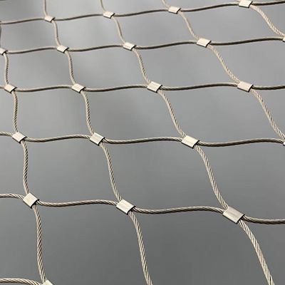 エンクロージャの安全障壁のための防錆ステンレス鋼のワイヤー ケーブル ロープの網