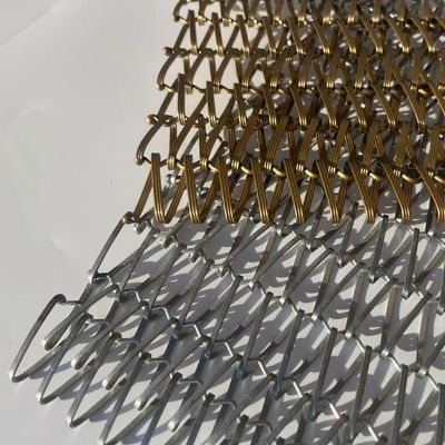 ステンレス鋼 304 / 316 織物金属網 建築網膜