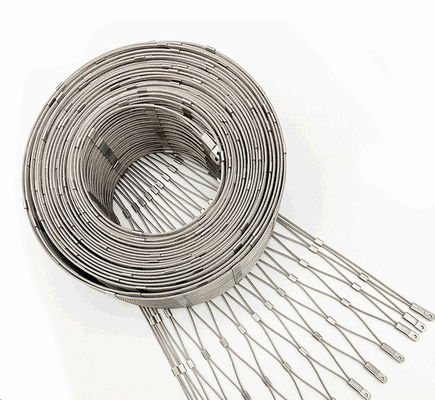 高力ステンレス鋼 ロープの網の手すり建築7x19 2.5mm