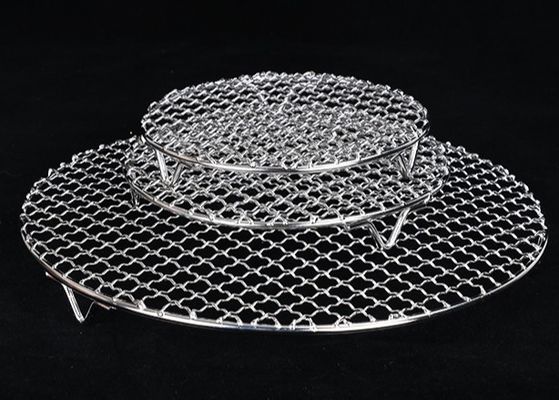 非棒のステンレス鋼BBQのグリルの網20インチの円形のグリルの火格子