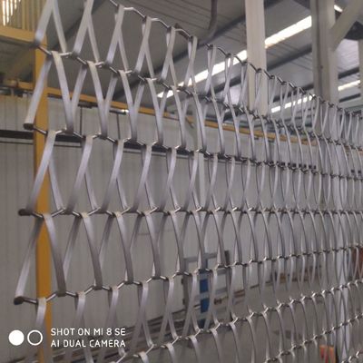 平らな金網のコンベヤー ベルトのクラッディングのバランスの織り方1.2 Mmの螺線形リンク