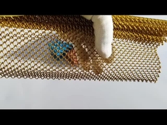 アルミコイルドレッパリー 建築用ワイヤ布 隔壁カーテンディバイダー