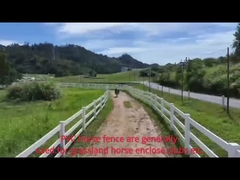 ヴィニールフェンス PVCフェンスポストと鉄道 重荷4 鉄道馬 PVC農場フェンス
