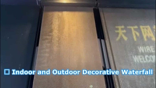 吊り結婚式ウォーターカーテン屋内滝スクリーン噴水パーティション装飾