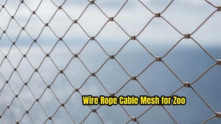 ステンレス鋼 316 動物園鳥鳥小屋メッシュの適用