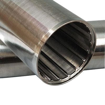 304ステンレス鋼ウェッジワイヤースクリーンフィルターメッシュ 20-300mm