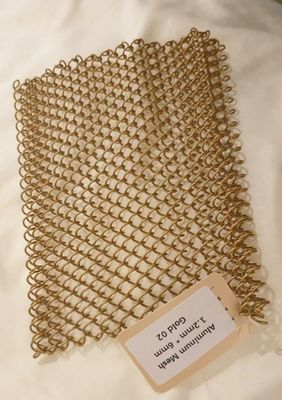 暖炉のためのカスタム化のチェーン・リンクのカーテンの金属の装飾的な網