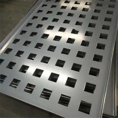 六角穴アルミパンチングメッシュシート 1mm厚