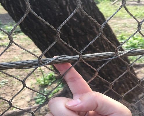 装飾用の黒色酸化ステンレス鋼ケーブル網 3mm