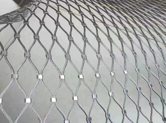 動物園の鳥小屋装飾用ステンレス鋼ロープメッシュ 20x20mm 304/316
