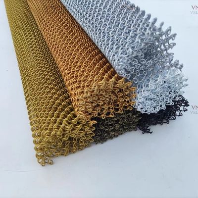 アルミワイヤー 建築用金属カーテン 部屋分割用の金属コイルカーテン