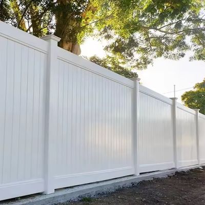 防火 屋外 白色 プラスチック ビニール PVC プライバシー フェンス 装飾 裏庭