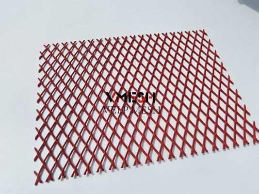 建築面壁設計 コーティング PVDF 装飾型アルミ拡張網