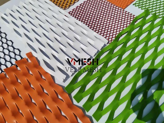 PVDF アルミニウム フェサード メッシュ ビルド メタル 拡張プレート 外装