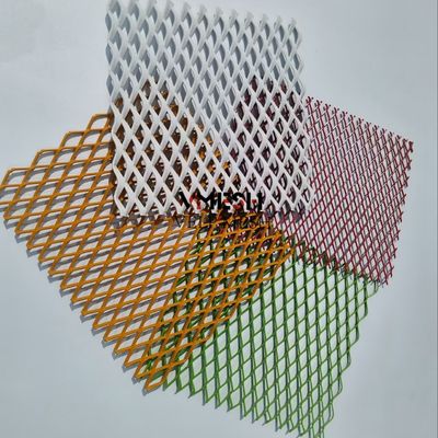 2mm プレート アルミニウム 拡張 コーティング 装飾 網 金属スクリーン