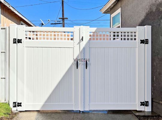 ホワイトビニールプライバシーフェンスパネル 6x8ft ヴァージン素材