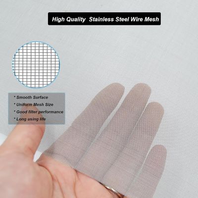 SS 304/316 125 マイクロン 産業用フィルタリング用ステンレス鋼のワイヤ網膜