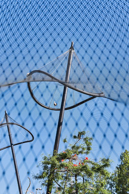 柔軟なケーブル網 ステンレス鋼のワイヤロープ網 バルストラード網 レンディング網 保護用ロープ網