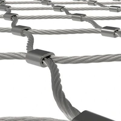 10年保証と304/316素材を使用した、バッグの安全保護のための柔軟な盗難防止ステンレス鋼ロープメッシュ