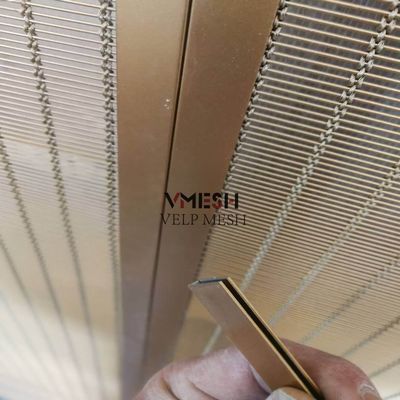 ステンレス鋼装飾ワイヤーメッシュ金属パーティションメッシュパネル壁