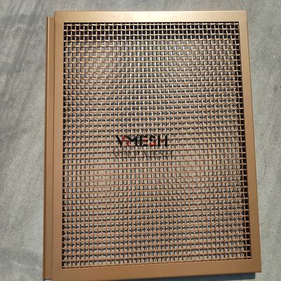 粉末塗装 金色 建築用ステンレス 装飾用 ワイヤ Mesh カーテン