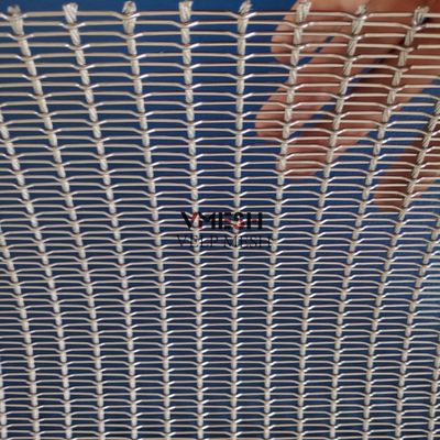 Customized Size Stainless Steel Cable-Rod Woven Wire Mesh for Architectural Building Decoration