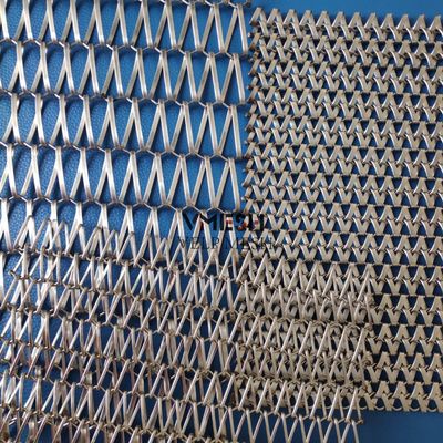粉末コーティング アルミ ステンレス ステンレス 繊維網 Decorative Wire Grilles