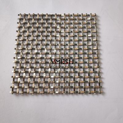1mm-4mm ステンレス鋼のワイヤ網を織る 装飾建築のための金属 オーダーメイド