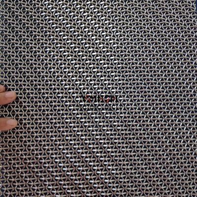 建築織り技術ワイヤーメッシュファブリック装飾クラッディング用