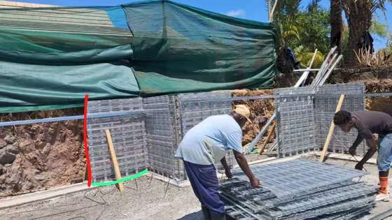 Hy Rib コンクリートセメント注型型枠システムメッシュ