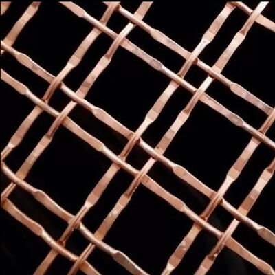 装飾的なステンレス鋼のクラッディング金属ファサード パネル編まれた金網