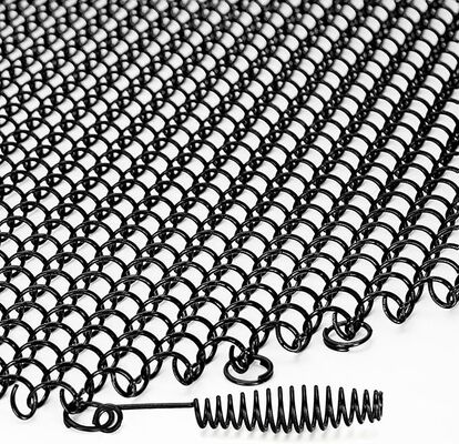 Strong Chain Link Metal Mesh Coil for Decorative and Safety Fireplace Screen