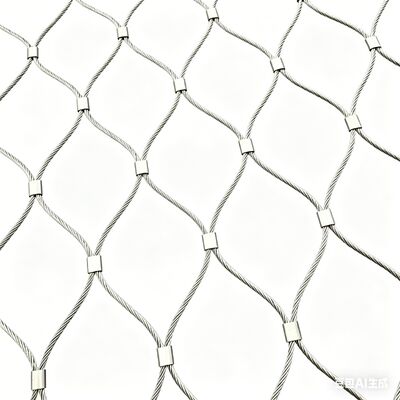 機器の安全警備のためのステンレス鋼のワイヤロープ網 機械的隔離