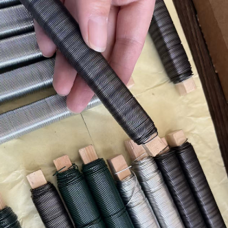 0.5mm 0.7mm Cold Drawing Soft State Craft Iron Binding Floral Wire
