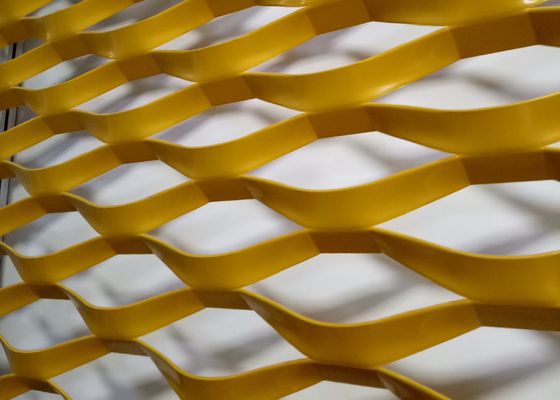 Powder Coated Aluminum Expanded Metal Mesh for Building Cladding (パウダーコーティング アルミニウム拡張金属網) 建物の覆面用