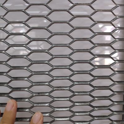低炭素亜鉛メッキシート 2mm 六角穴エキスパンドメタルメッシュ