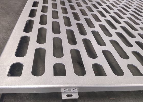 装飾ファサード用アルミニウムスロット穴あき金属パネル