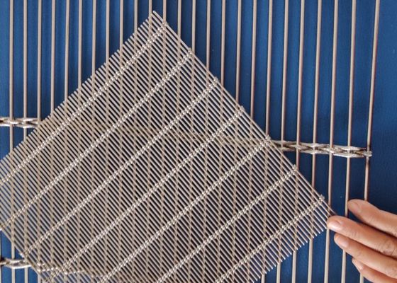 カーテンウォール用ステンレス鋼ロープ建築メッシュ