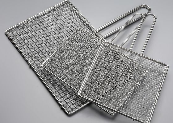 ステンレス鋼316 BBQグリルメッシュバスケット、魚のロースト用