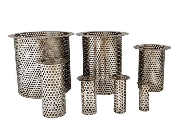 ステンレス鋼316孔状金属網フィルターチューブ 20mm-2000mm