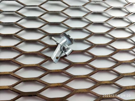 亜鉛メッキ 3.0ポンド 滑り止め付きエキスパンドメタル床材（産業用プラットフォーム用）