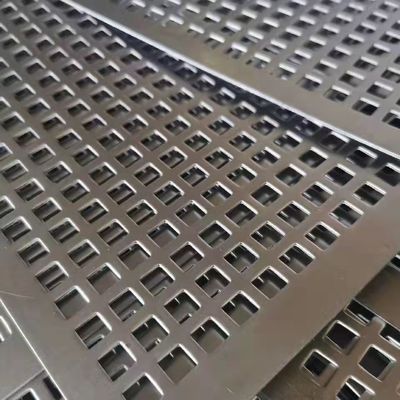 PVDF 壁カーテンのための装飾用アルミニウム四角孔孔金属網