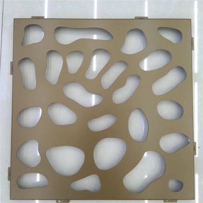 インテリア装飾用 PVC コーティング アルミウム 孔状金属シート