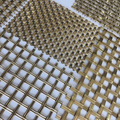 室内装飾のための旧式な真鍮Ss 0.5mmロックのひだの金網
