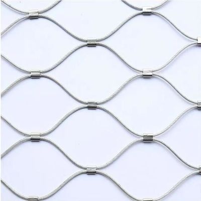 鳥巣 30x30mm 304/316 ステンレス鋼ロープワイヤ網 動物保護