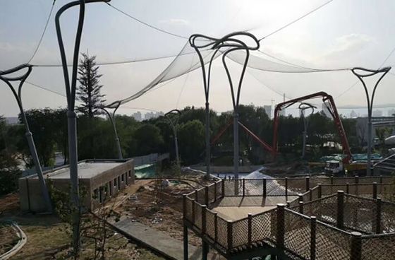 動物園エンクロージャ用ステンレス鋼ロープワイヤーメッシュ304/316